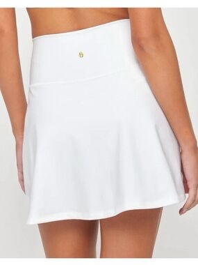 Spiritual Gangster White Performance Mini Skirt